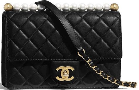 chanel pearl handle bag